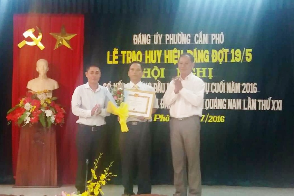 Đảng ủy phường Cẩm Phô sơ kết công tác 6 tháng đầu năm 2016