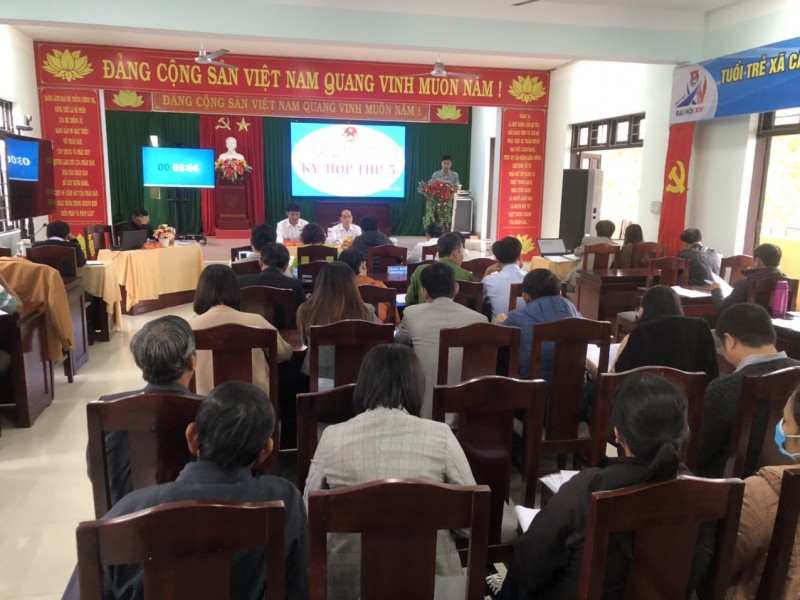HĐND xã Cẩm Kim đã tổ chức kỳ họp thứ V