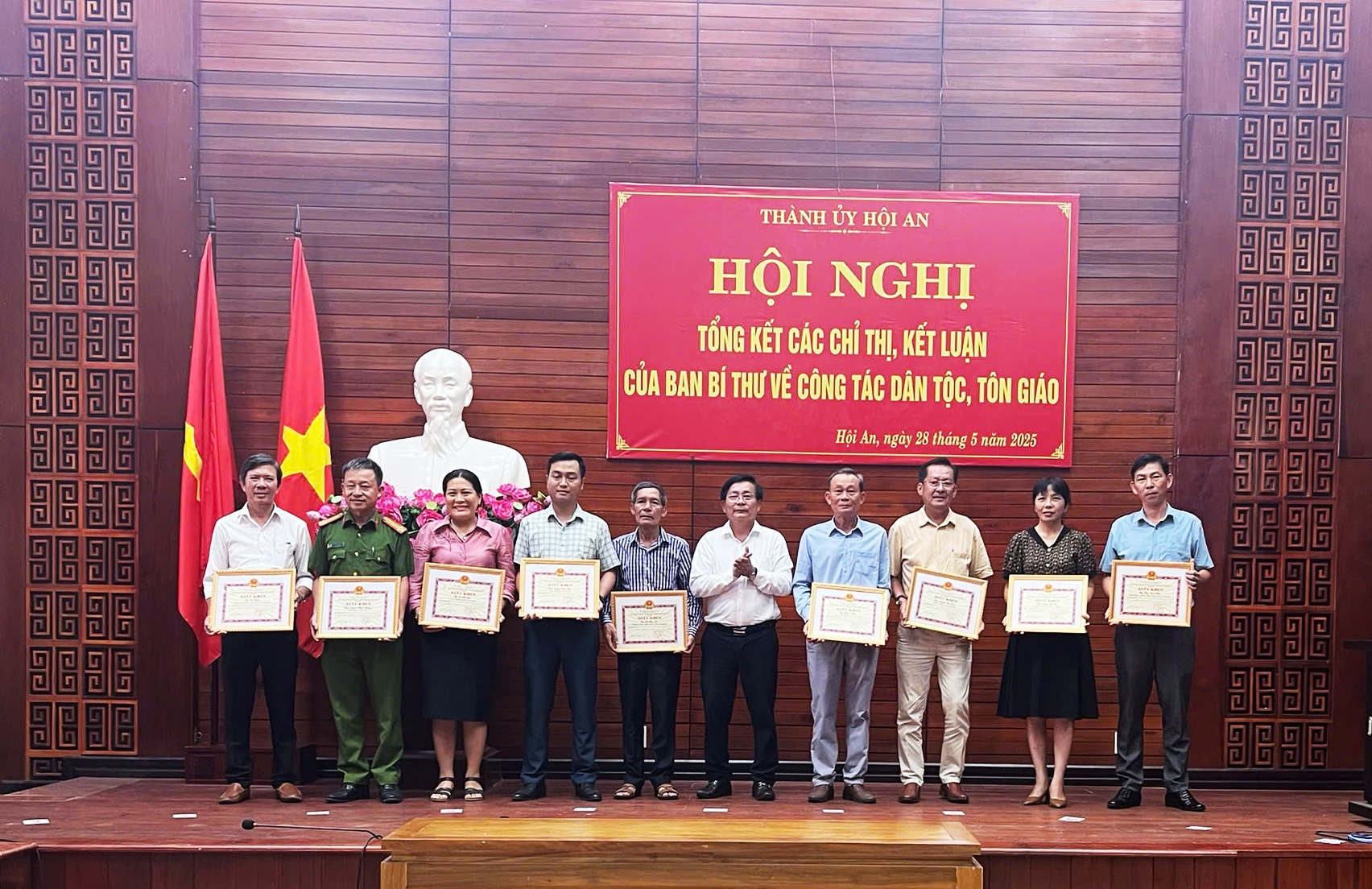 Thành ủy Hội An tổng kết công tác dân tộc, tôn giáo